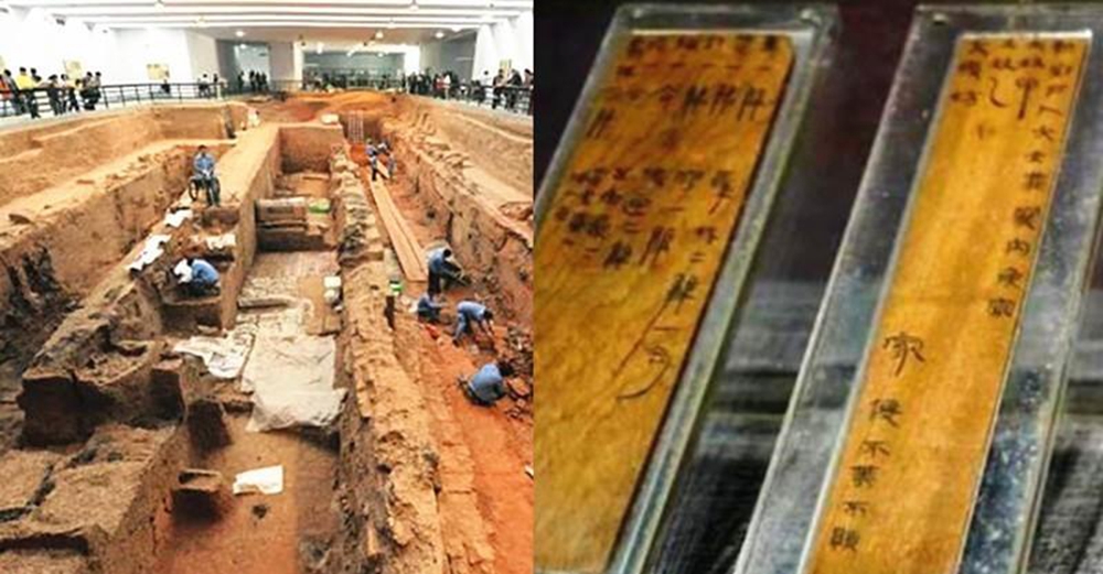 出土千年古墓，隨葬品中發現一封66字信件，考古專家破譯內：寫給閻王爺的