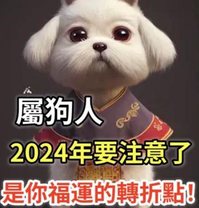 生肖屬狗注意：2024年可能是你福運的轉折點！