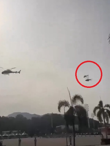 2架直升機驚傳「空中相撞墜毀」剩焦黑殘骸　機上「全部人都罹難」家屬悲痛認屍