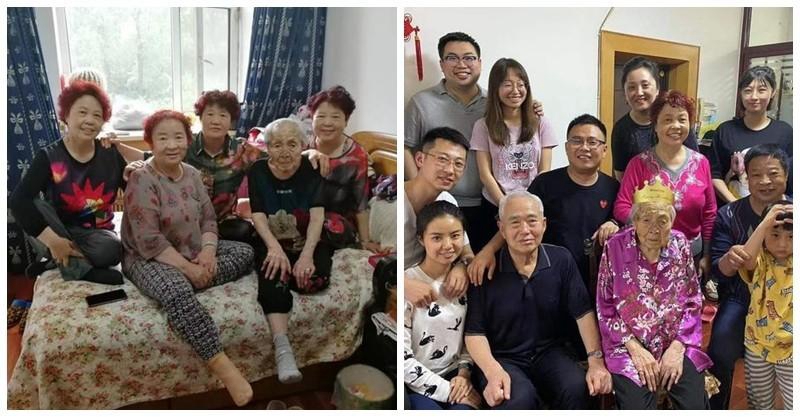 大女兒86歲，108歲人瑞嬤五代同堂，感情好到不行晚輩生日牢記在心，曝長壽秘訣